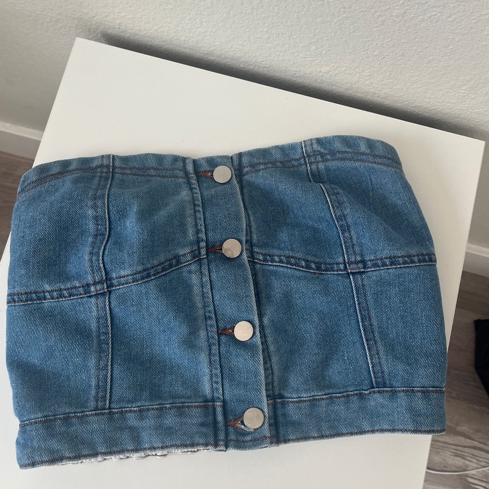 Denim top